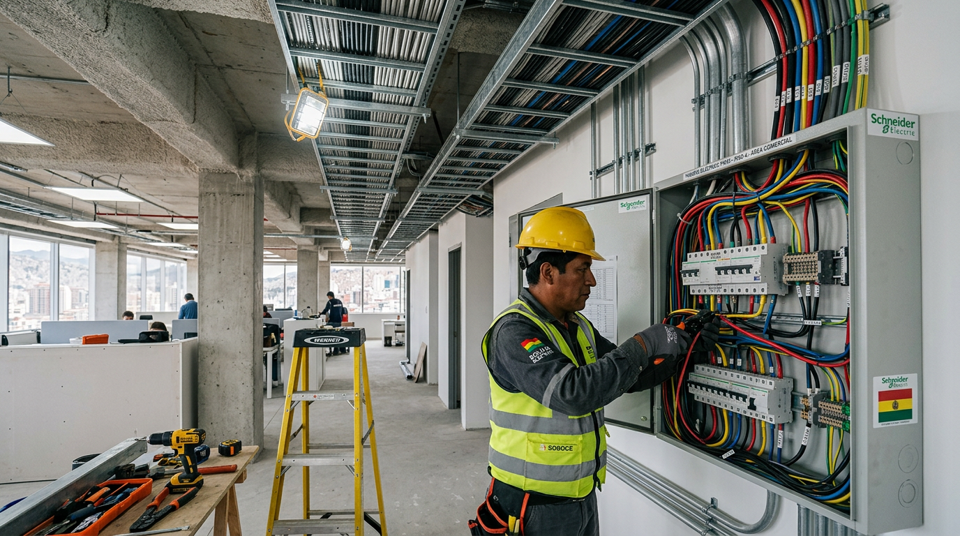 Instalación eléctrica comercial