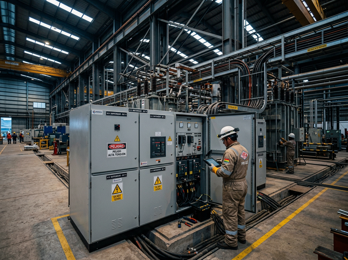 Instalación eléctrica industrial Bolivia